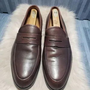 VINCE CAMUTO MENS IGGI LEATHER SLIP ON LOAFERS