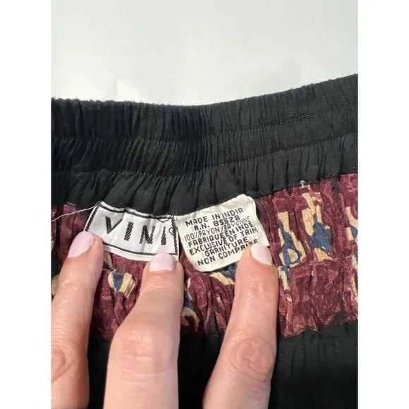 Vintage 1990s Boho Maxi Skirt