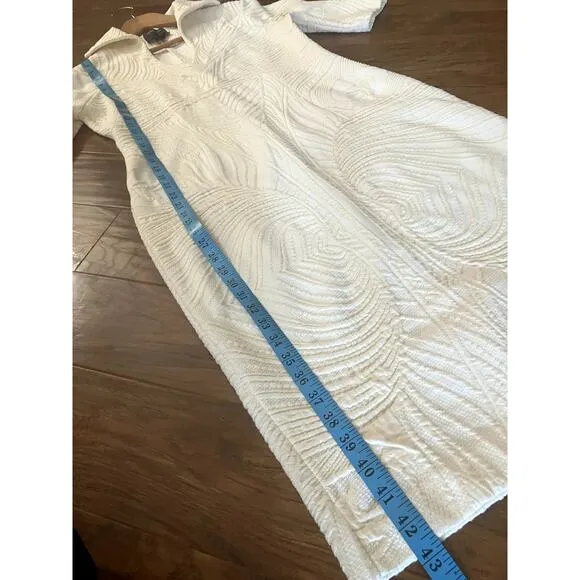 VINTAGE Class ROBERTO CAVALLI 70s Miami Dress Size 10-12?  Stretchy Sheath