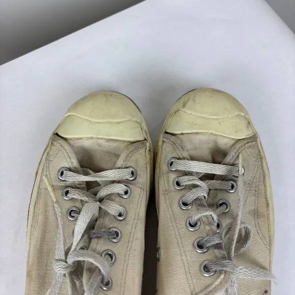 Vintage Converse Jack Purcell Low Top Canvas Sneakers Women's 7.5 Made in USA