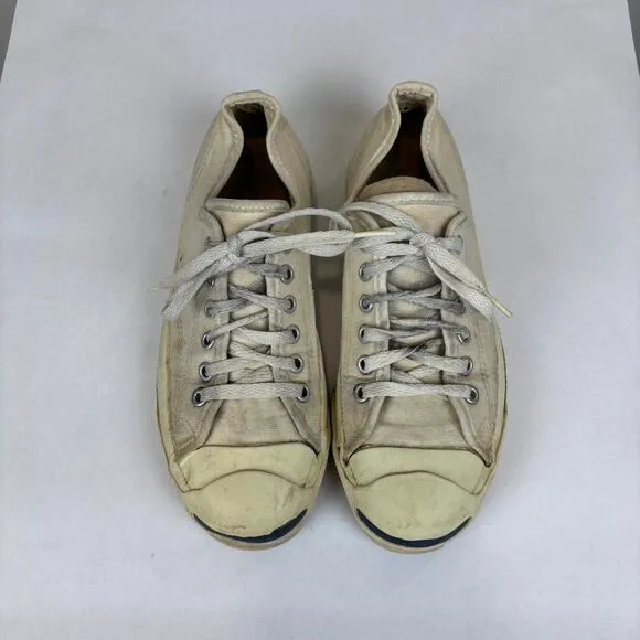 Vintage Converse Jack Purcell Low Top Canvas Sneakers Women's 7.5 Made in USA