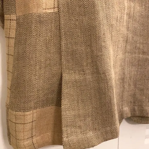 Vintage Faconnable Linen Blazer