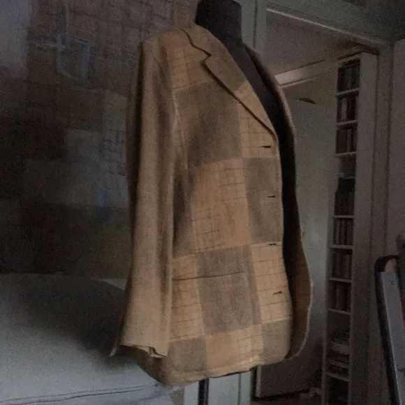 Vintage Faconnable Linen Blazer