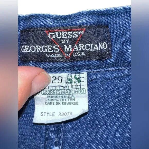 Vintage Guess by Georges Marciano Made in USA Top Double Button Straight SZ 29