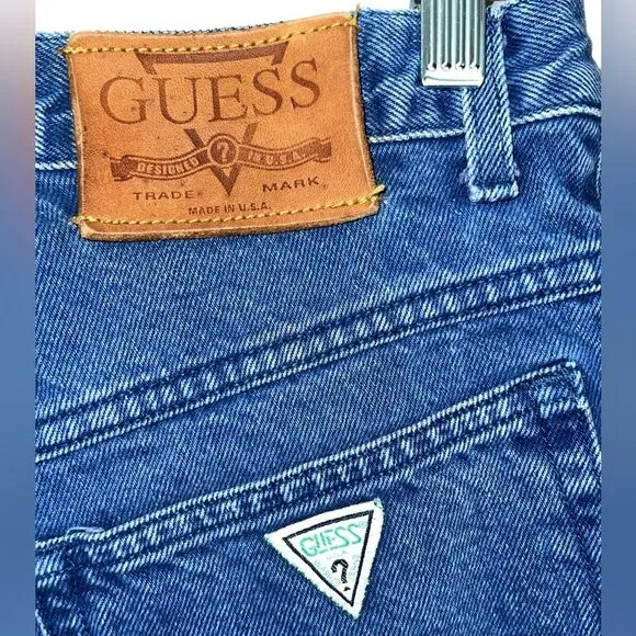 Vintage Guess by Georges Marciano Made in USA Top Double Button Straight SZ 29