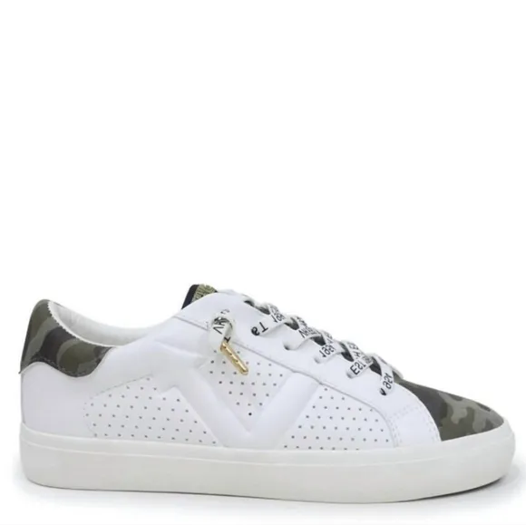 Vintage Havana &quot;Kiki&quot; White Camouflage Low Top Sneakers Shoes | Women's Size 7.5