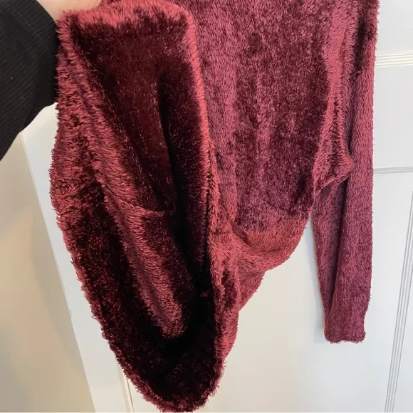 VINTAGE LYNN‎ CHRISTOPHER KNITWEAR Sweater Dress, Handloomed, Pink-Burgundy