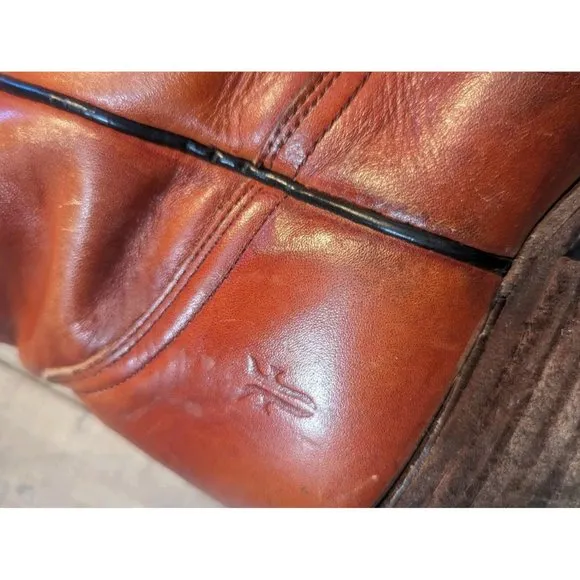 Vintage Men's Cowboy‎ Boots Size 9.5D Frye Justin *Damaged Project