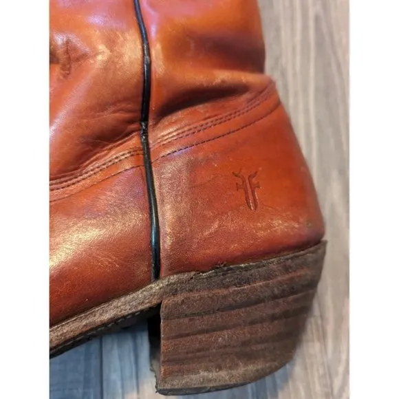 Vintage Men's Cowboy‎ Boots Size 9.5D Frye Justin *Damaged Project
