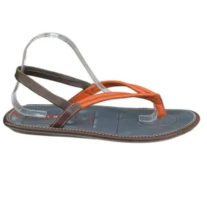 Vintage Prada Women’s Orange Brown Strappy Sandals Size US 10