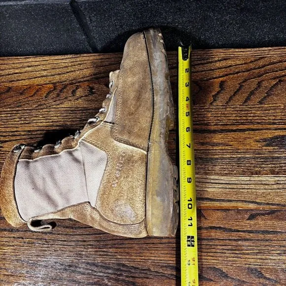 Vintage Wellco Desert Tan Leather Tactical Combat Boots USGI Men’s 8.5 Wide