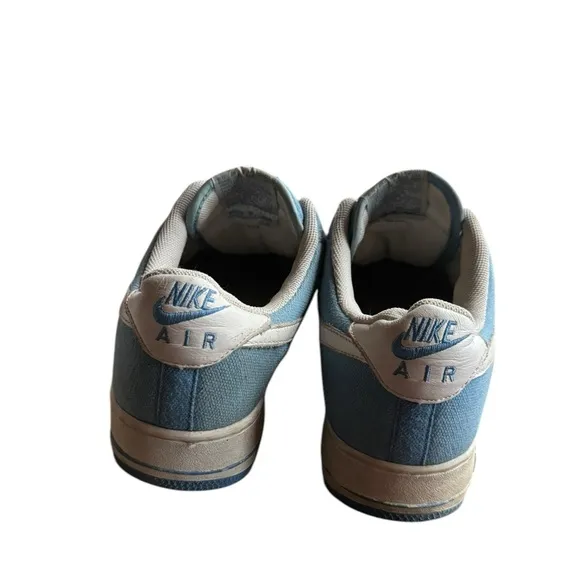 Vintage’03 Nike‎ Air Force 1 Low Canvas University Blue White Sneakers