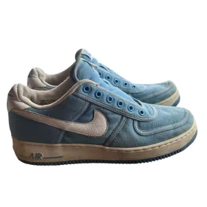 Vintage’03 Nike‎ Air Force 1 Low Canvas University Blue White Sneakers