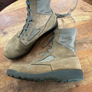 Vintage mens US military suede desert Italy army desert storm suede combat boots