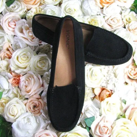 Vionic &quot;debbie&quot; suede loafers 12