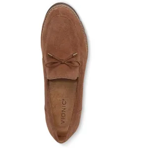 VIONIC Finley Brown Suede Orthopedic Slip On Chunky Loafers Women’s Size 9