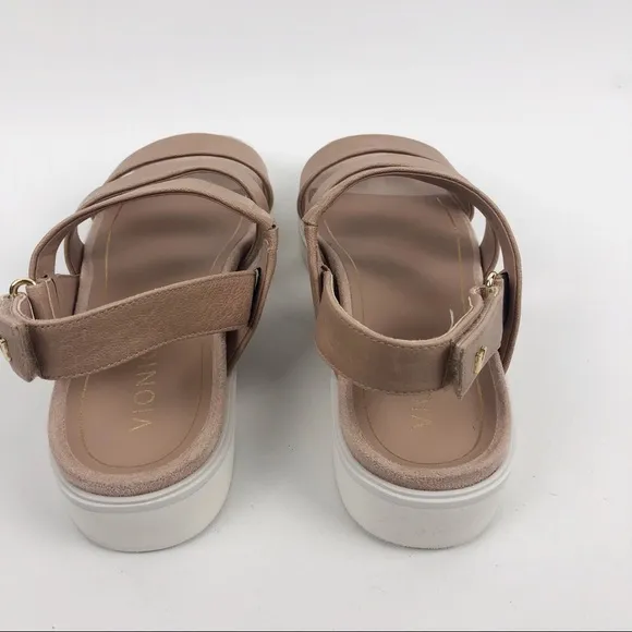 Vionic Leila Keomi Leather Strappy Sandals 6