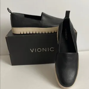 Vionic Uptown A-Line Black Loafers Slip-On Sneakers 11