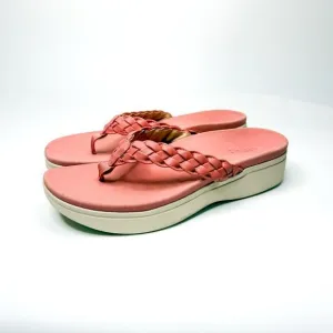 Vionic Women's Kenji Coral Woven Lightweight Platform Sole lSandals Size 11