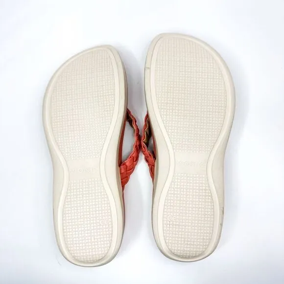 Vionic Women's Kenji Coral Woven Lightweight Platform Sole lSandals Size 11