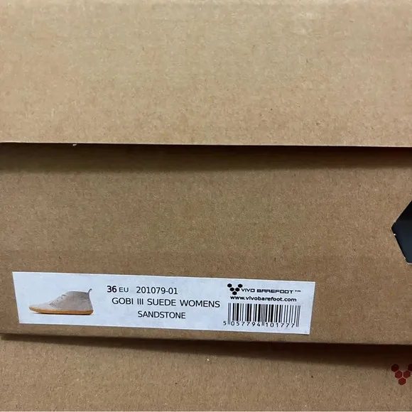 Vivobarefoot Womens EU 36 US 6 Gobi III Sandstone Leather Desert Boot NEW