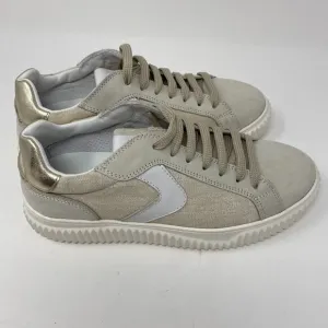 voile blanche lace up sneakers