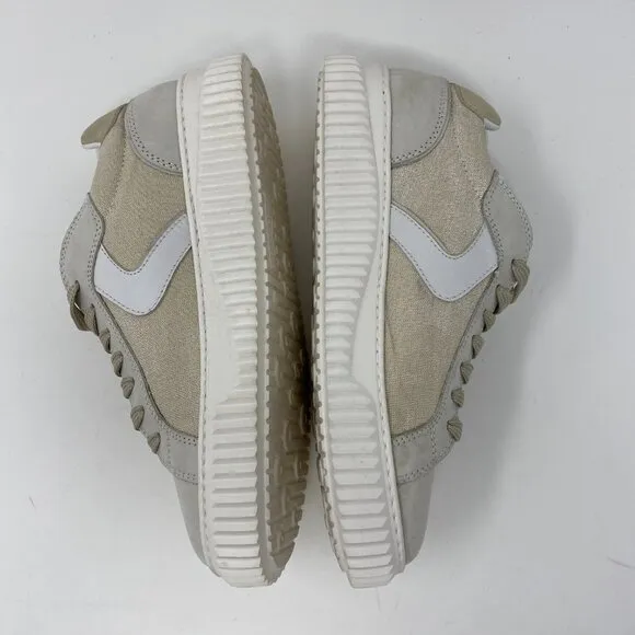 voile blanche lace up sneakers
