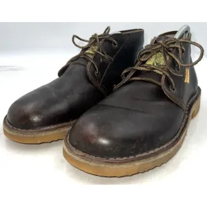 VTG Jim Green Boots Mens Size 8.5 Brown Leather Casual Work Lace-Up Vellie