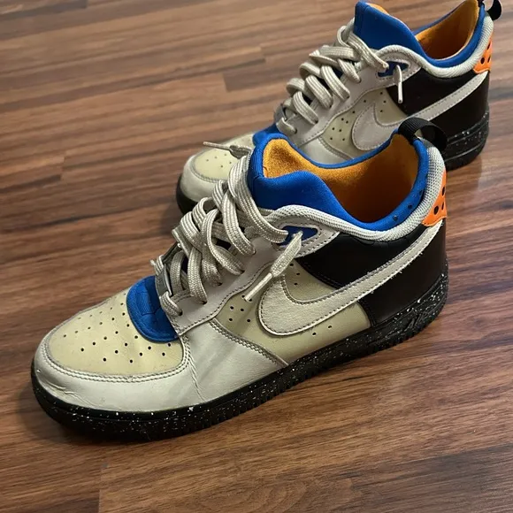 VTG Nike Air Force 1 CMFT Mowabb Sand Dune Sneakers, Size: 10