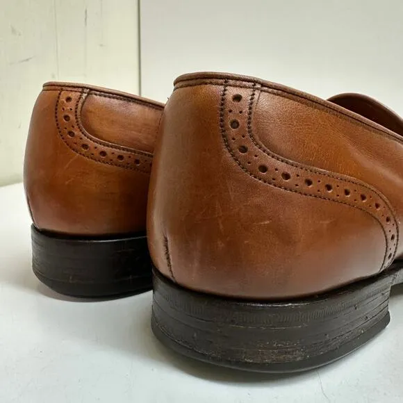 VTG VERY GOOD Grenson Tassel Loafers Brown Calf Wing Made England UK 11 / US 12