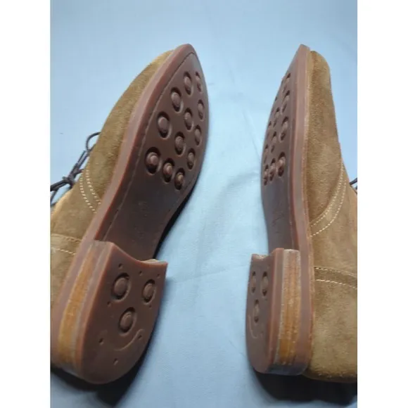 Warfield and Grand Mens Chukka Beige Boots Brown Suede Dress Casual Size 11.5