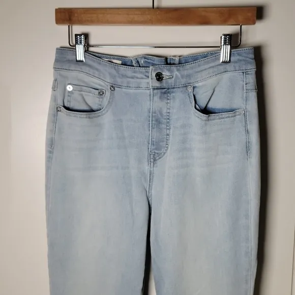 We The Free Free People Crvy High Rise Lace-Up Back Flare Jeans | Size 29