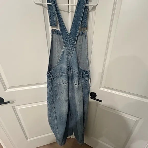 We The Free Good Luck Barrel Overalls