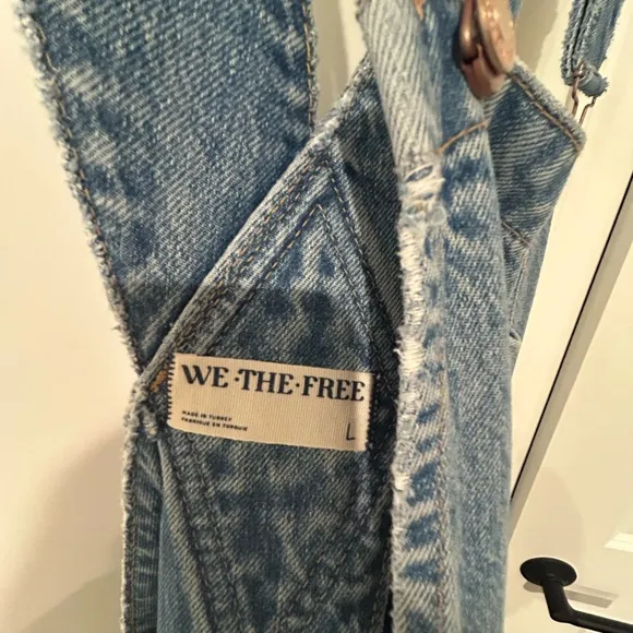 We The Free Good Luck Barrel Overalls