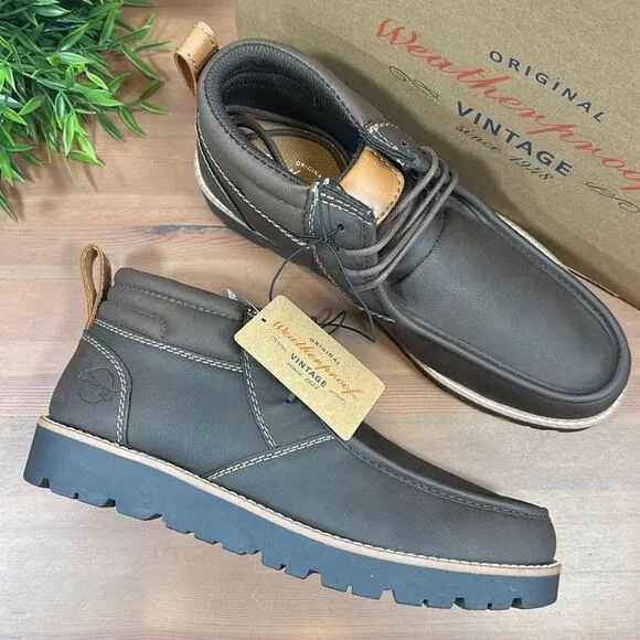 Weatherproof Vintage Men's Faux Leather Chukka Boot Size 12