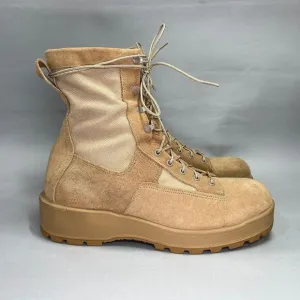 Wellco Combat Boots Men's Size 11 Desert Tan Gore-Tex Vibram Military Boots