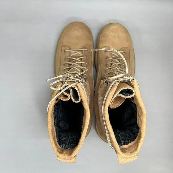 Wellco Combat Boots Men's Size 11 Desert Tan Gore-Tex Vibram Military Boots