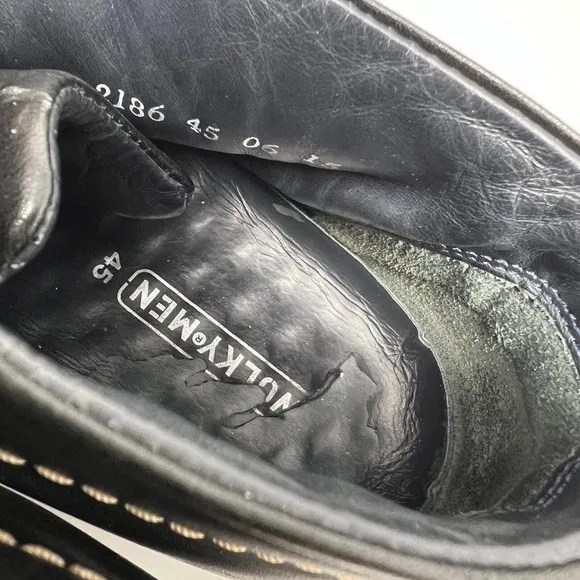 WOLKY Cayenne Men’s Black Leather Chukka Lace Up Boots Size 45 EU Cloud 9