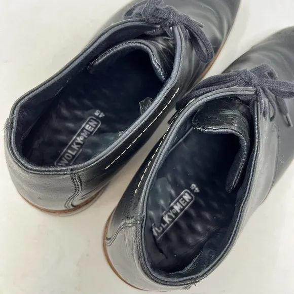 WOLKY Cayenne Men’s Black Leather Chukka Lace Up Boots Size 45 EU Cloud 9