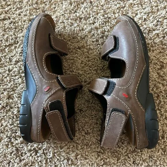 Wolky Liana Comfort Strappy Adjustable Brown Sandals Size 37 US 6