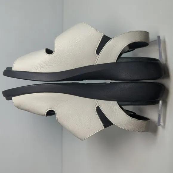 Wolky Nimes White Slingback Sandals Women's Size 9 EU 40