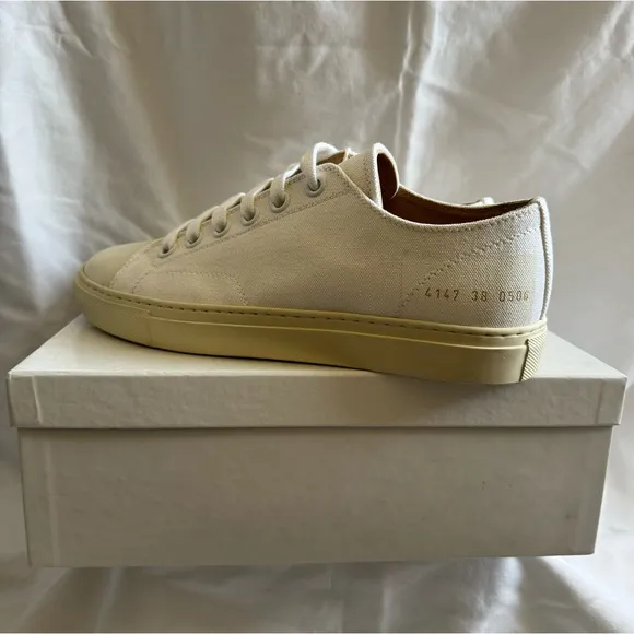 Women by Common Projects Tournament Canvas Low