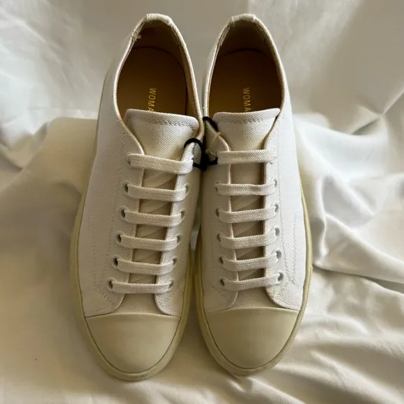 Women by Common Projects Tournament Canvas Low
