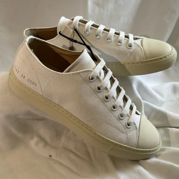 Women by Common Projects Tournament Canvas Low