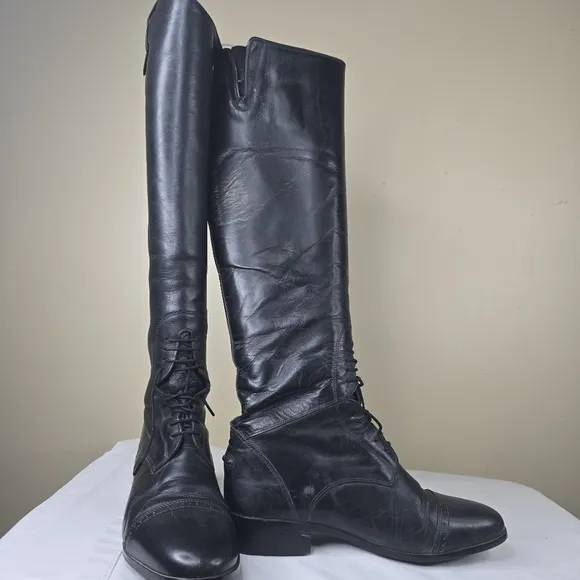 Women's Black Leather Boots