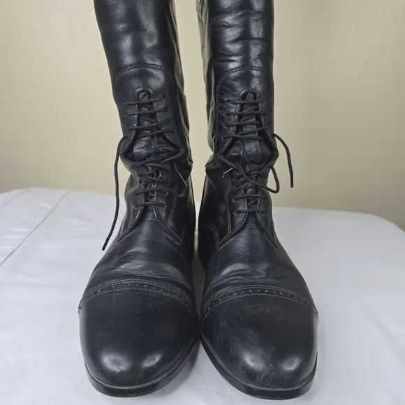 Women's Black Leather Boots