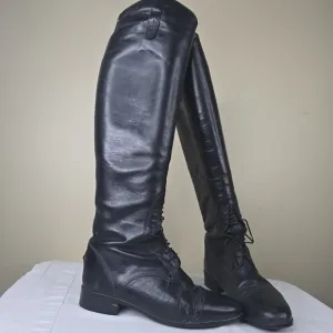 Women's Black Leather Boots