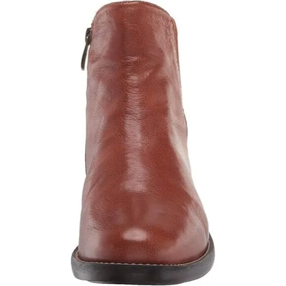 Womens Franco Sarto Marcus Booties Cognac Size: 9 NIB