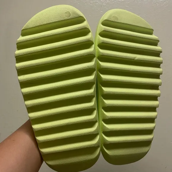Women's Lime Slide Sandals