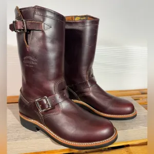 Women’s Original Chippewa 11” Engineer Boots 1901W16 Size 8.5 M Cordovan USA